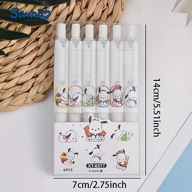 Y2K for Pochacco Get Well Soon Gift Set- Quick-Dry Gel Ink Pens, 0.5mm Fine Point, Plastic Body with Cute Cartoon Design, Ideal for Students& Exams(Pack Of XT0057, XT0057, XT0057), Christmas, Pastel Gel Pens, Cute Pencils, for Pochacco Pens, Pens Set,