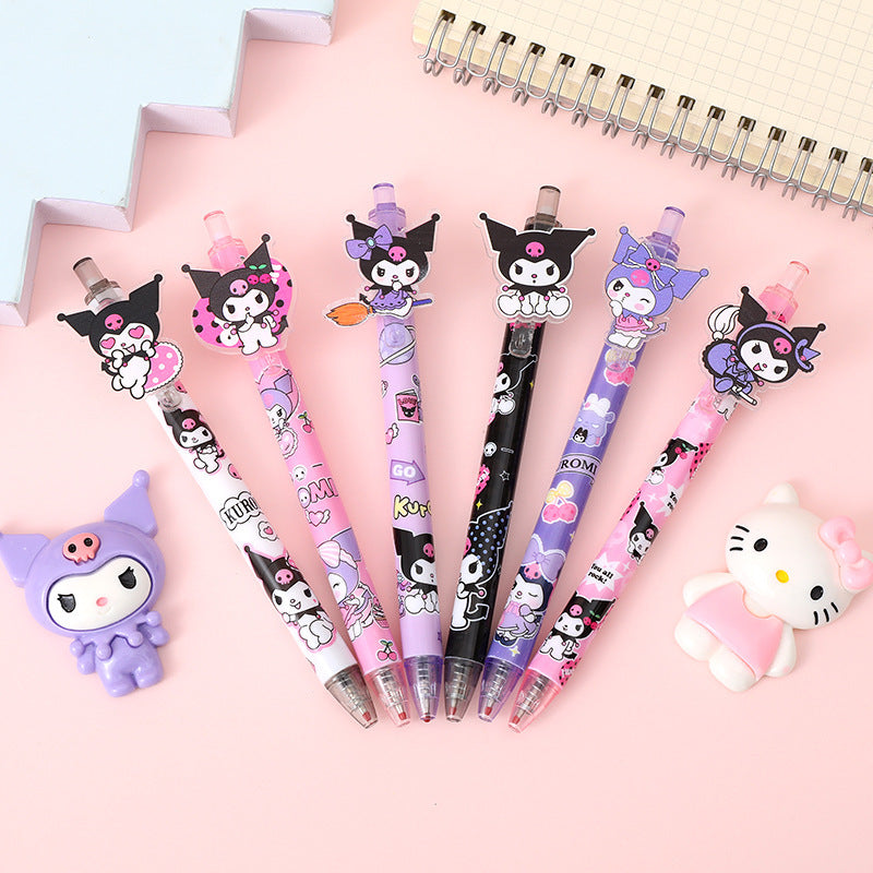Sanrio 48-Pack, High-Value ST Pusher, Gel Pen, Zebra Clip, School Supplies, Cute Stationery, Colored Pen, Stationery, Writing Pen.
