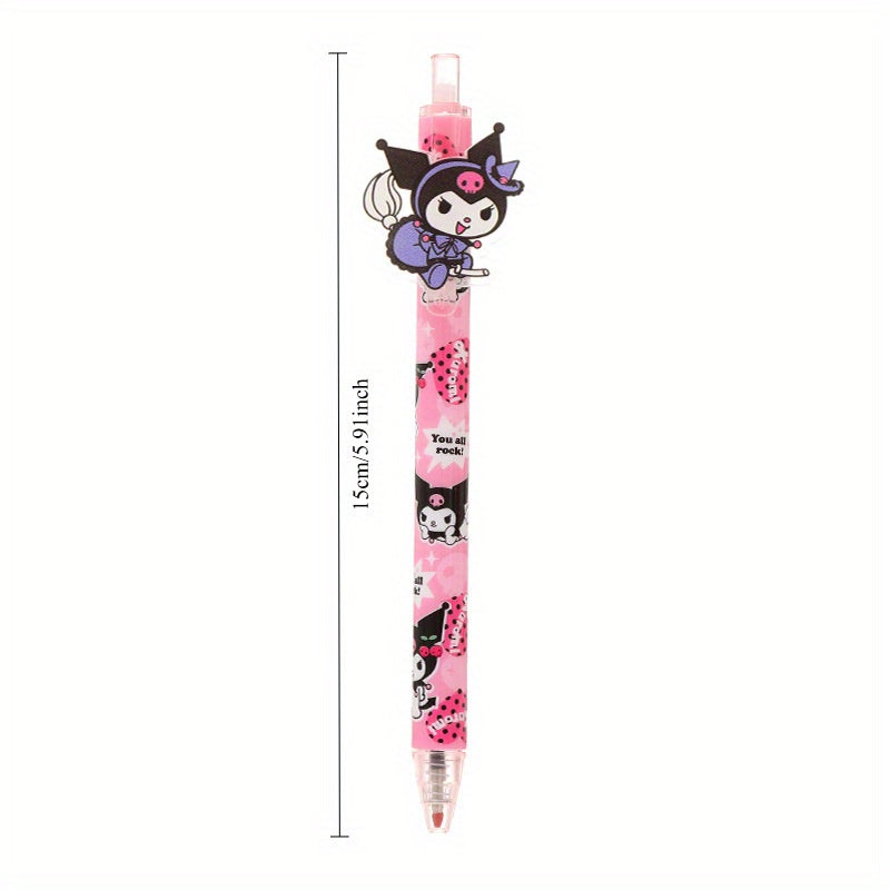 Sanrio 48-Pack, High-Value ST Pusher, Gel Pen, Zebra Clip, School Supplies, Cute Stationery, Colored Pen, Stationery, Writing Pen.