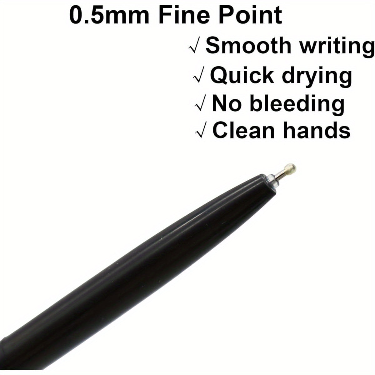 12pcs Cute Cat Dog Tail Clicker Retractable Pen Novelty Japanese Little Kitten Rollerball Pens Black Ink for Cat Lovers Student Shcool Office Supplies Stationery Party Favors
